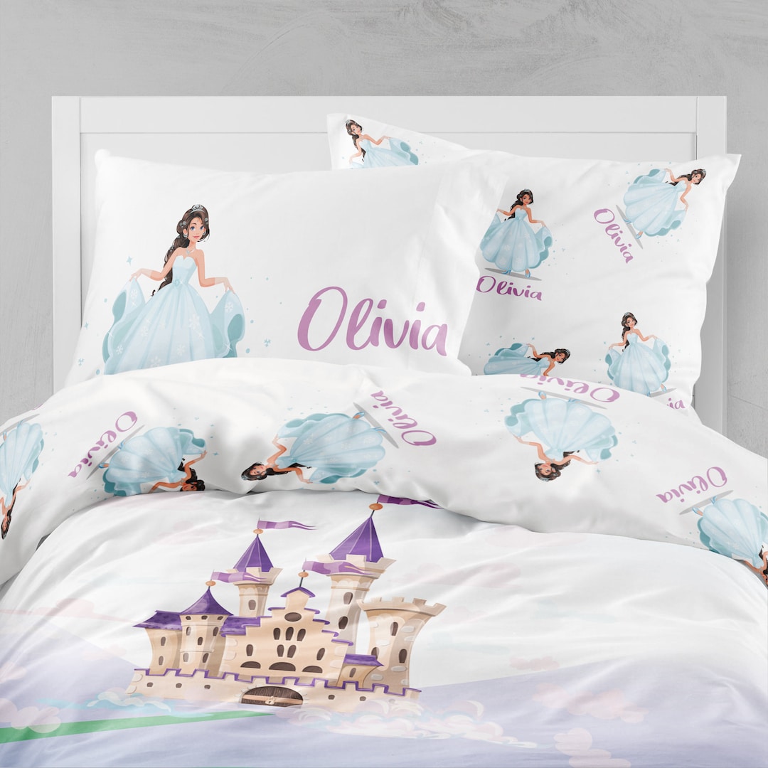 Princess Bedding, Twin Comforter, Duvet, Toddler, Princess Scales
