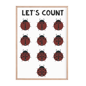 impresión de minibeasts / cartel de minibeasts / decoración de la habitación de los niños / decoración de la sala de juegos / impresión de la sala de juegos / impresión de la guardería /