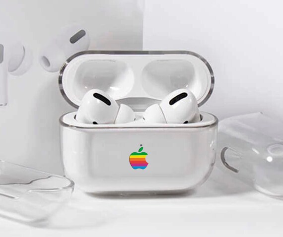 LE 8 BIT Retro Apple Rainbow Airpods Pro Case Cute Airpods Pro Cover Clear Smooth Protective Kids Case for Apple Airpods Pro Charging Case Etsy UK
