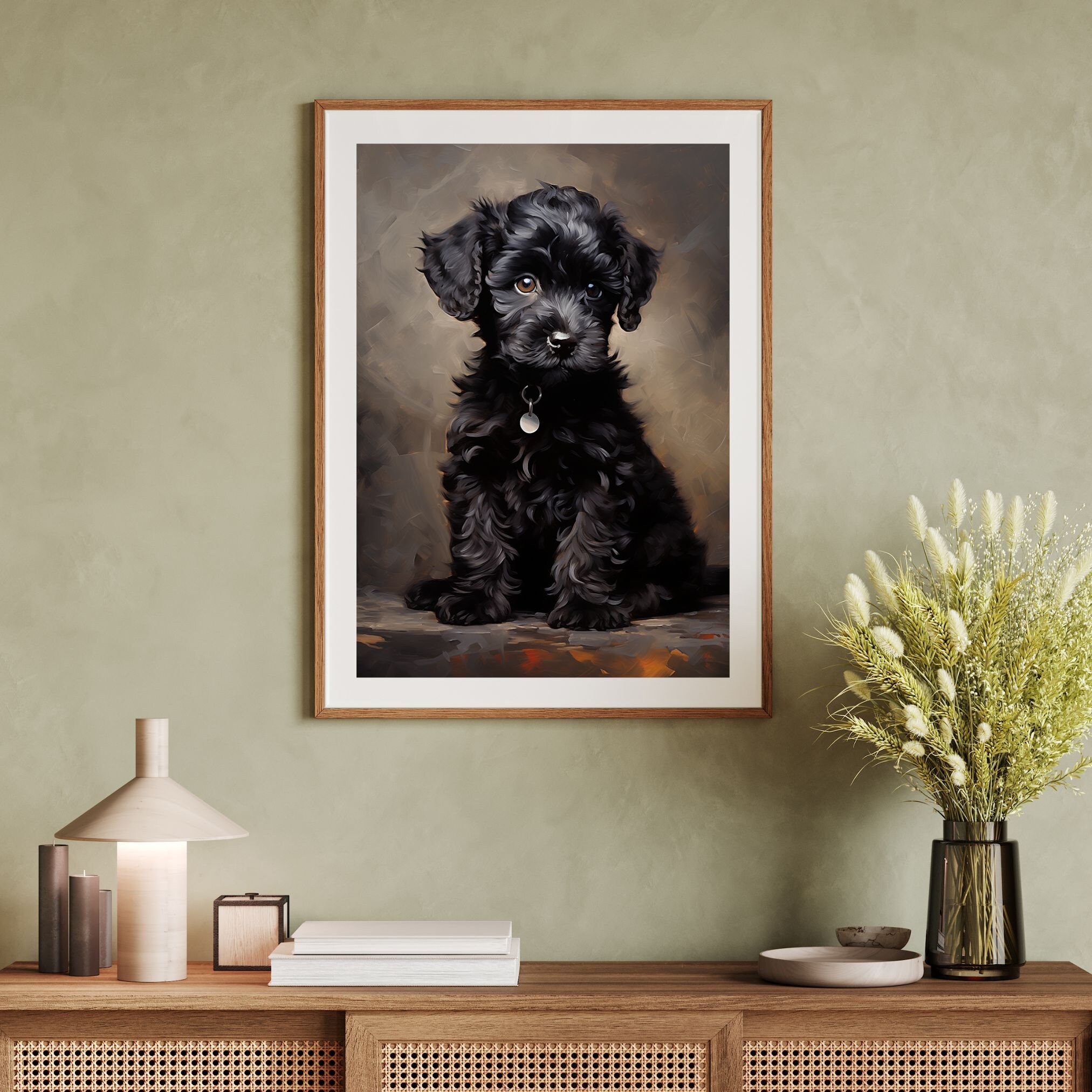 Poodle Artwork, Digital Download, Printable Wall Art, Poodle Gifts ...