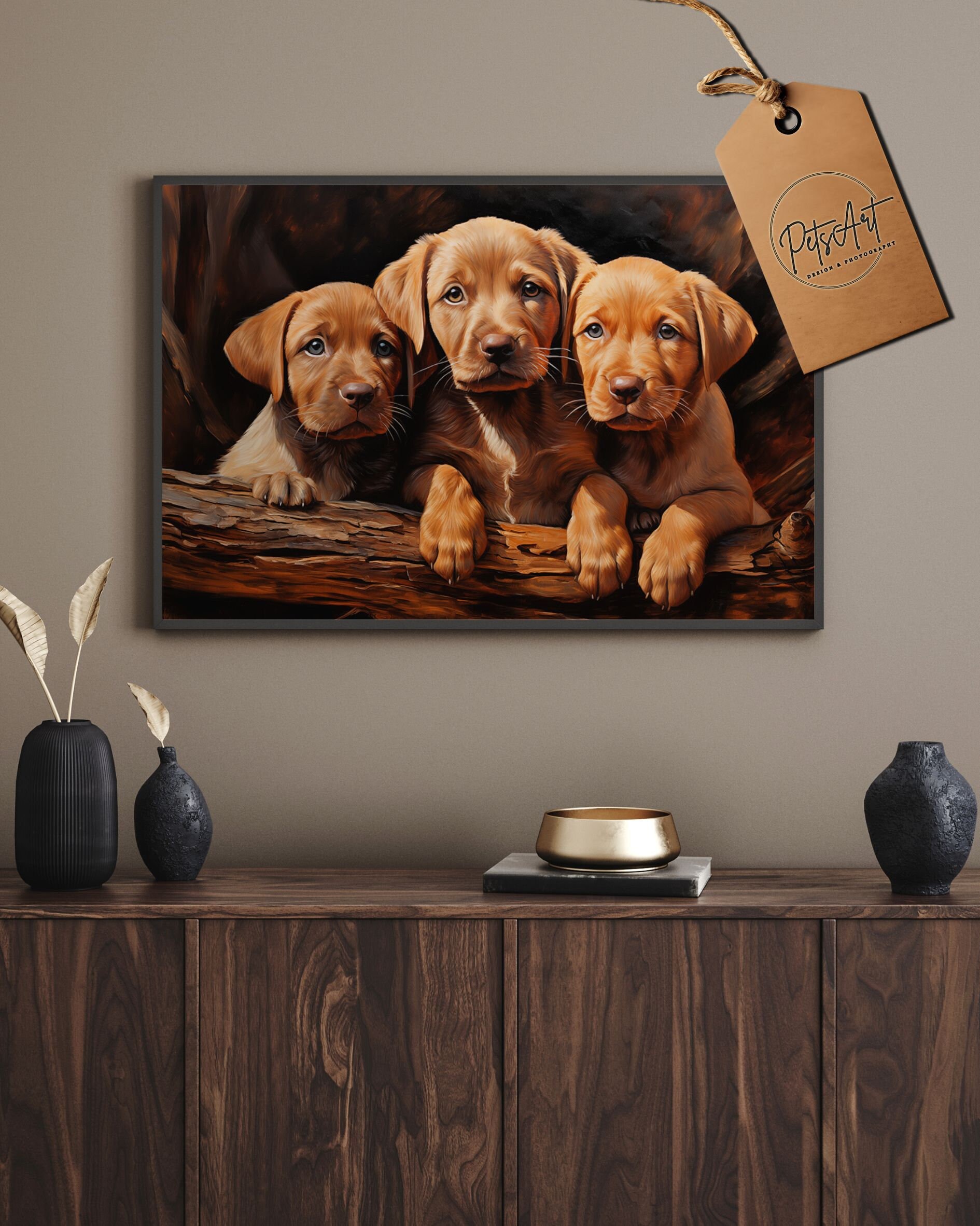 Labrador Retriever Artwork Digital Download Printable Wall Art Labrador ...