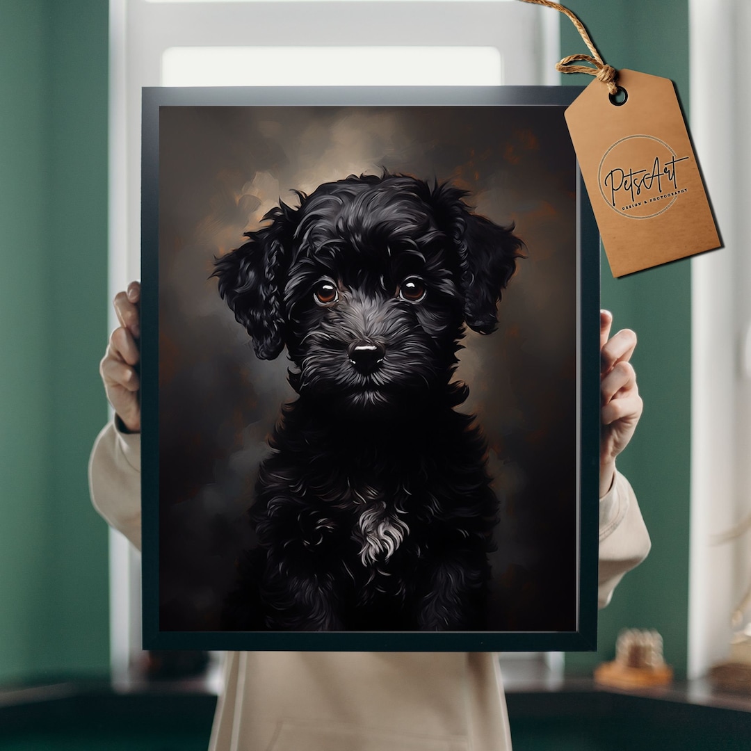 Poodle Artwork, Digital Download, Printable Wall Art, Poodle Gifts ...