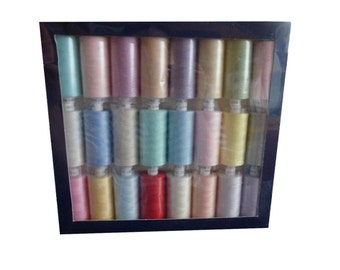 COATS MOON TKT120 48 REELS SPUN POLYESTER SEWING THREAD MIX COLOURS