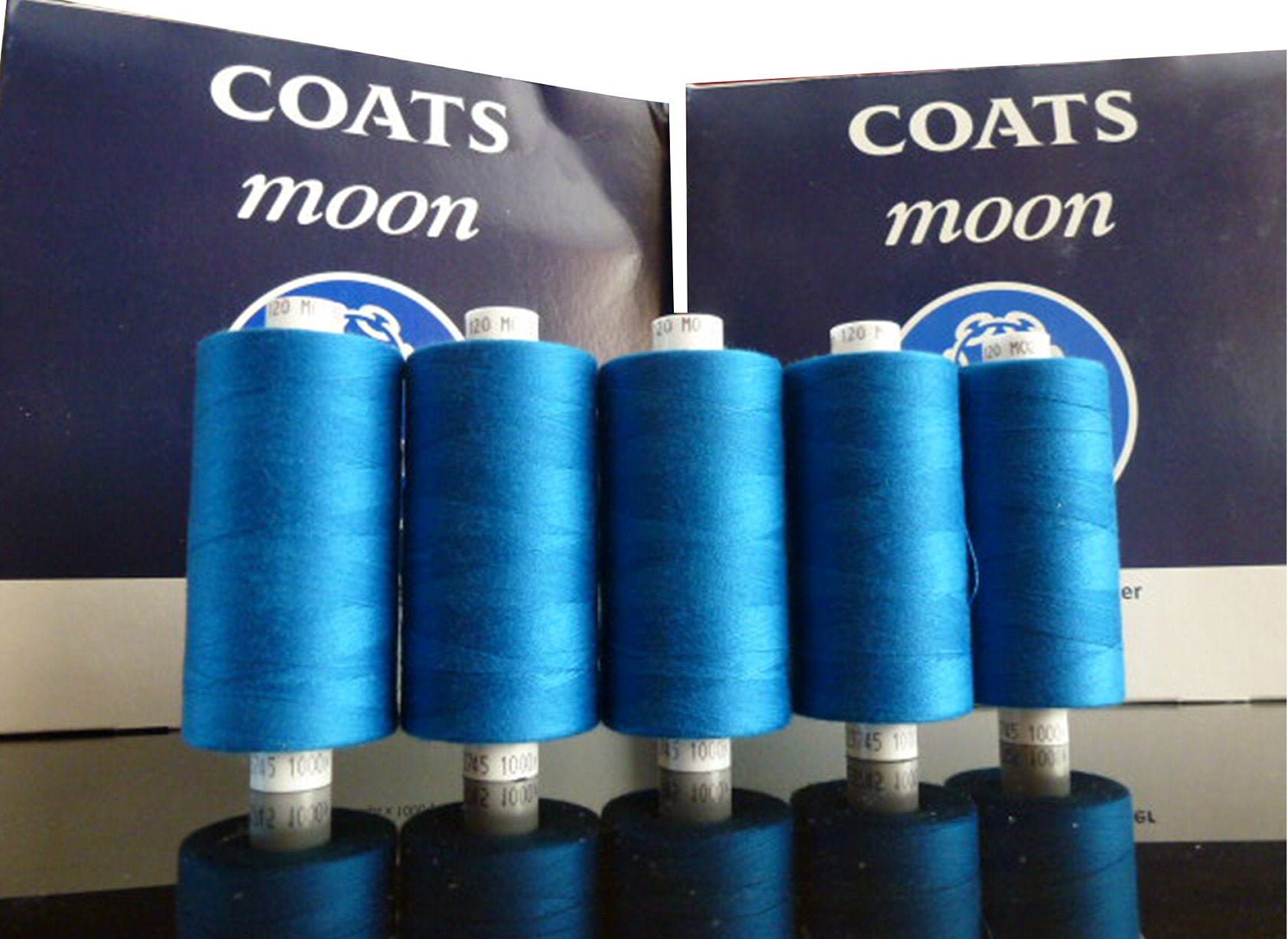 30 Great Colours ** 5 x 1000 Yard Polyester Thread 120s High Quality