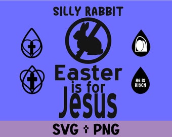 Easter is for Jesus SVG Bundle, Shirt Decal, Earrings, Cross, Tomb (Digital Download)