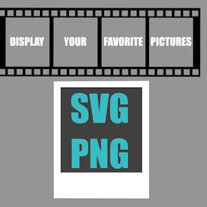 Film Strip SVG PNG,  Film Reel,  Movie Camera,  Design Your Own Film Roll Strip,  Film Clipart, Picture Template