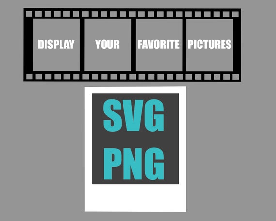 Film Strip SVG PNG, Film Reel, Movie Camera, Design Your Own Film Roll Strip,  Film Clipart, Picture Template 