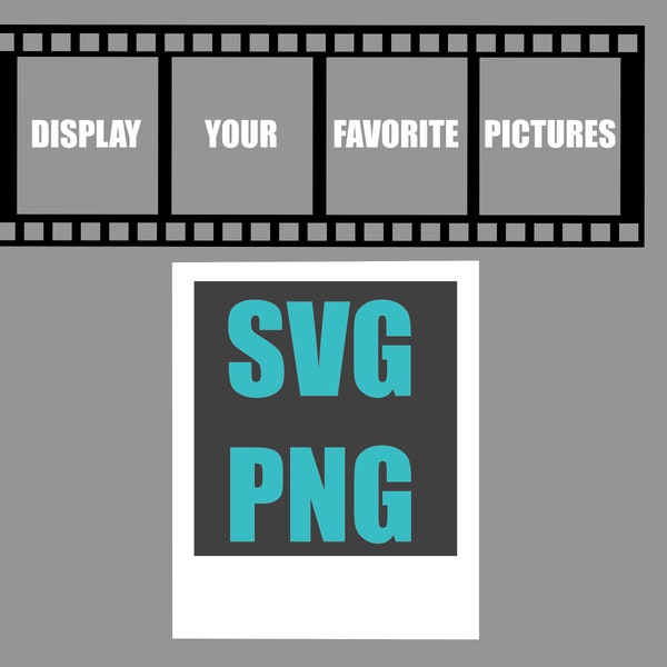 Film Strip SVG PNG,  Film Reel,  Movie Camera,  Design Your Own Film Roll Strip,  Film Clipart, Picture Template