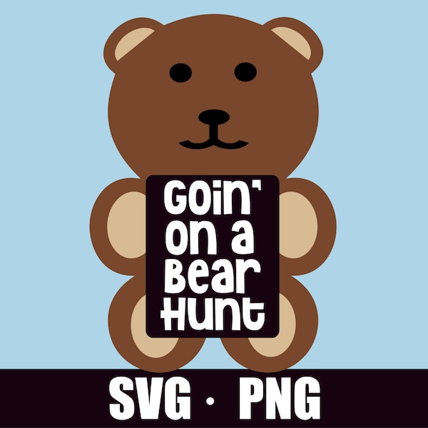 Bear Hunt Svg Etsy