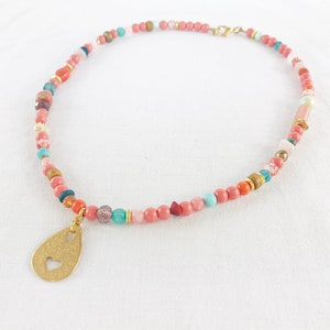 Collana Sfere Di Turchese Ematite Gold | Re Artù Gioielli