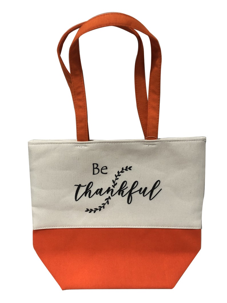 Be Thankful Inspirational Tote Bag