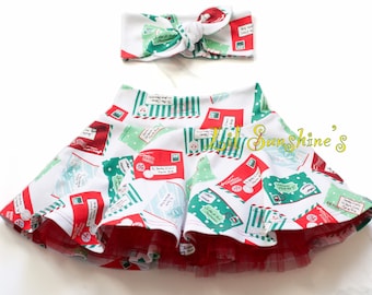 Christmas Theme | Letters to Santa, Baby Clothes, Bummies, Shorties, Skirted Bummies, Hair Bow Clips, Gift Ideas, #lilsunshines