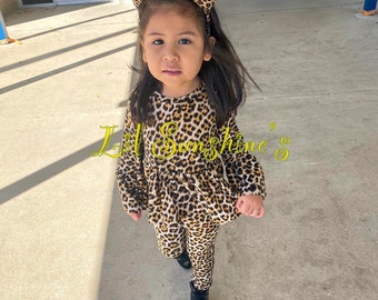 Peplum Top | Leopard, Toddlers Peplum, Baby Peplum, #lilsunshines