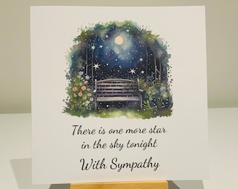 Sympathy card, condolence card, bereavement card, sorry for your loss, with sympathy card