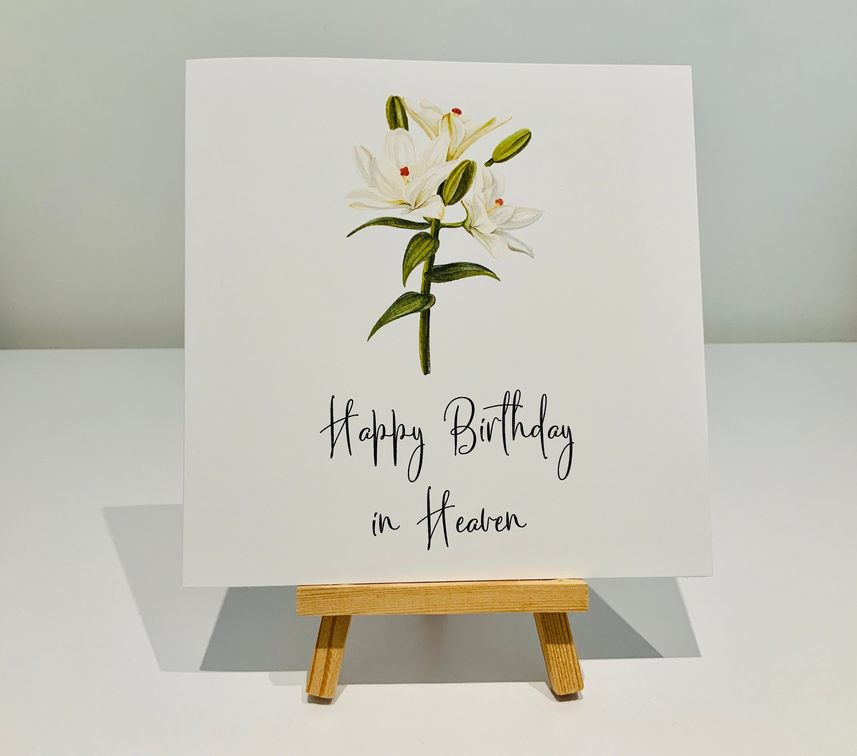 Heavenly birthday card, happy birthday in heaven