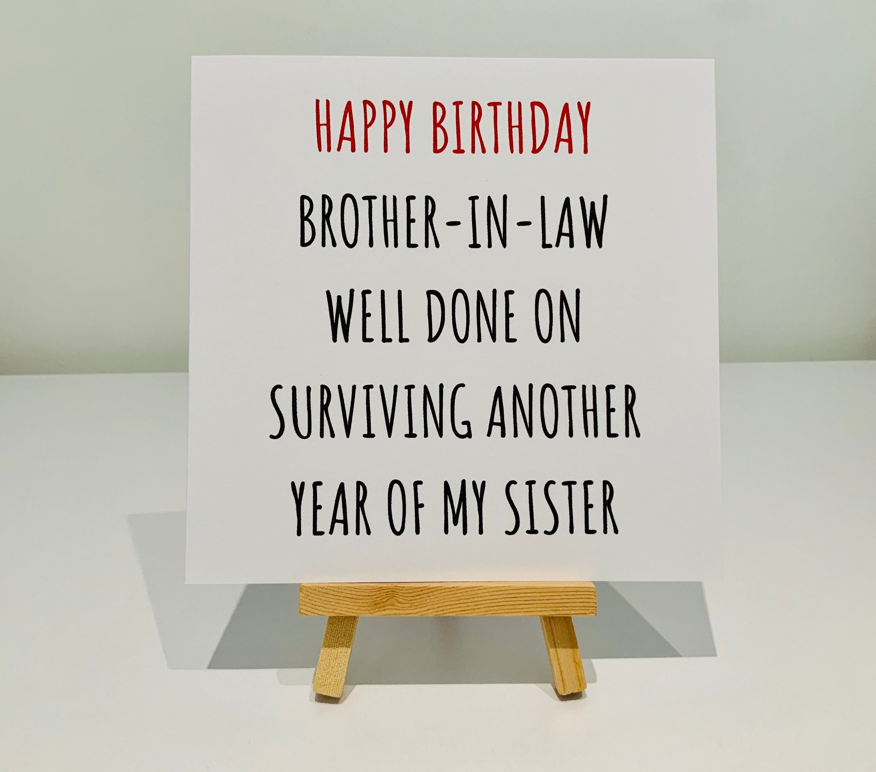 funny brother in law birthday wishes