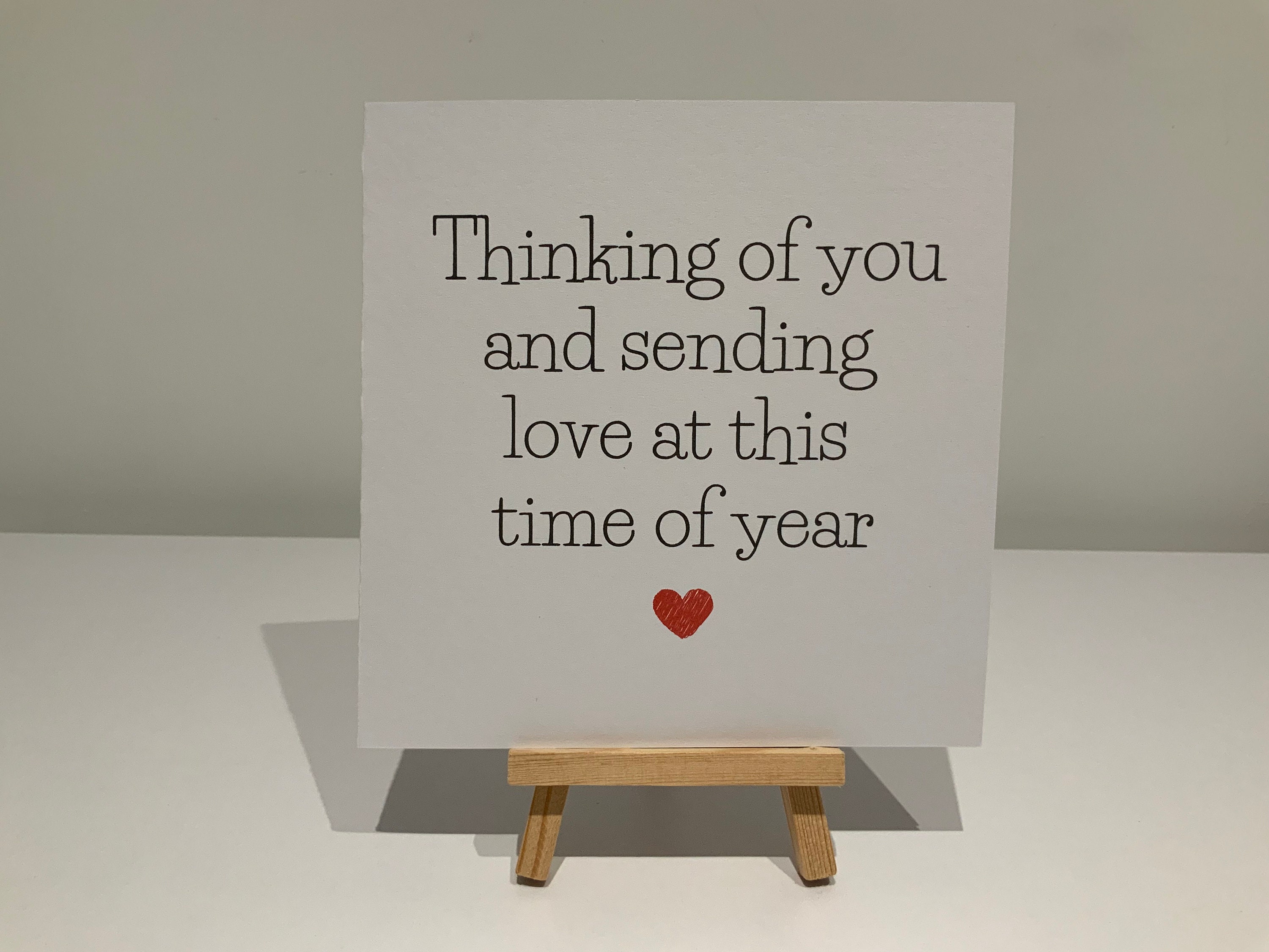 Thinking of You and Sending Love at This Time of Year - Etsy