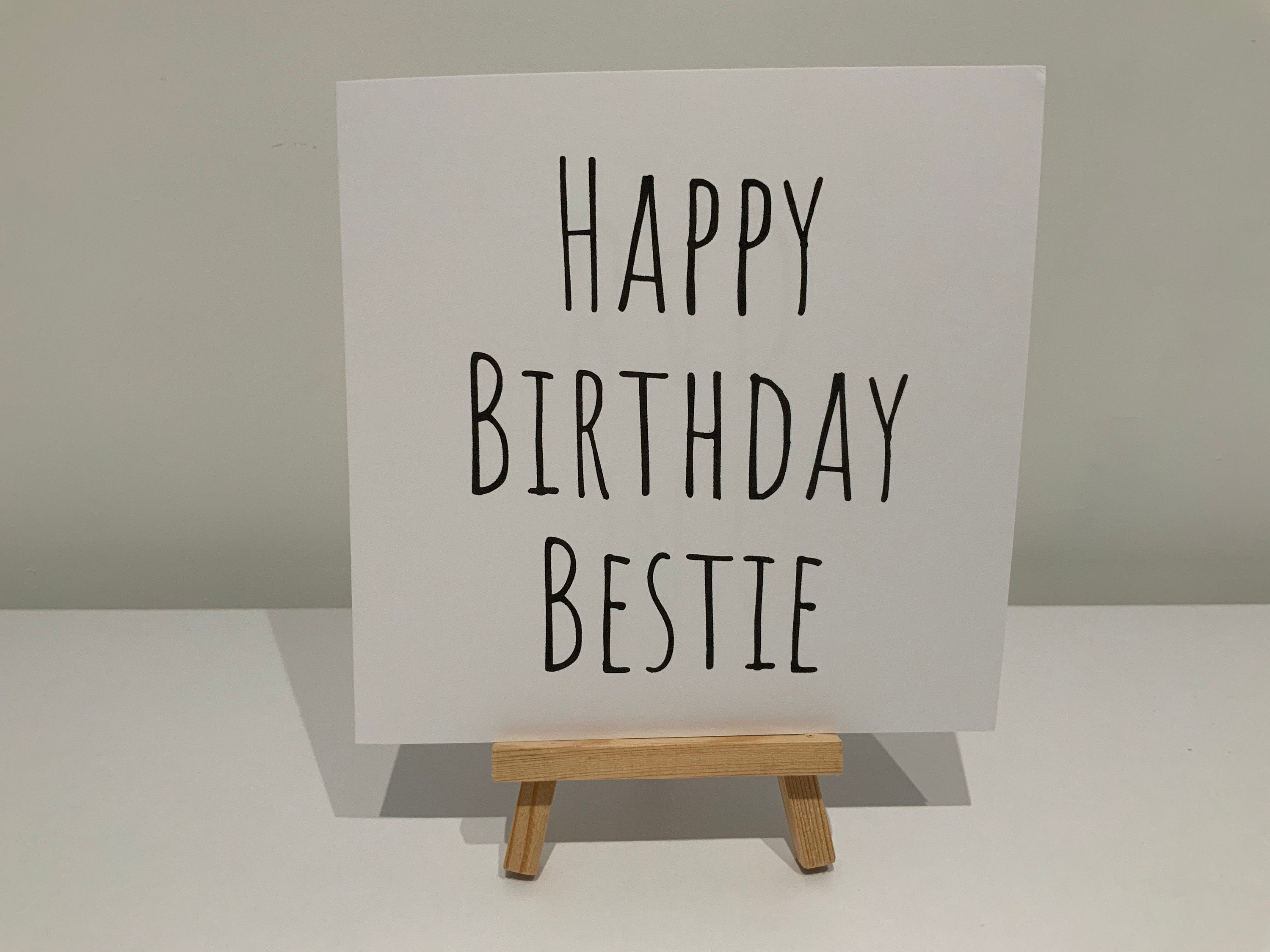 Happy Birthday Best Friend Photos Happy Birthday Bestie Best Friend Birthday Card - Etsy Hong Kong