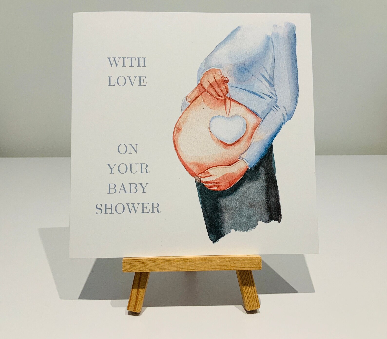 Baby Shower Card Happy Baby Shower Card Cute Etsy