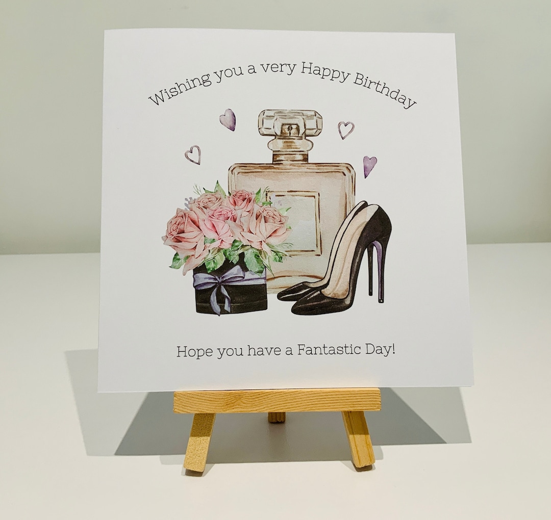 Birthday Card Female Birthday Card Ladies Birthday Card Etsy