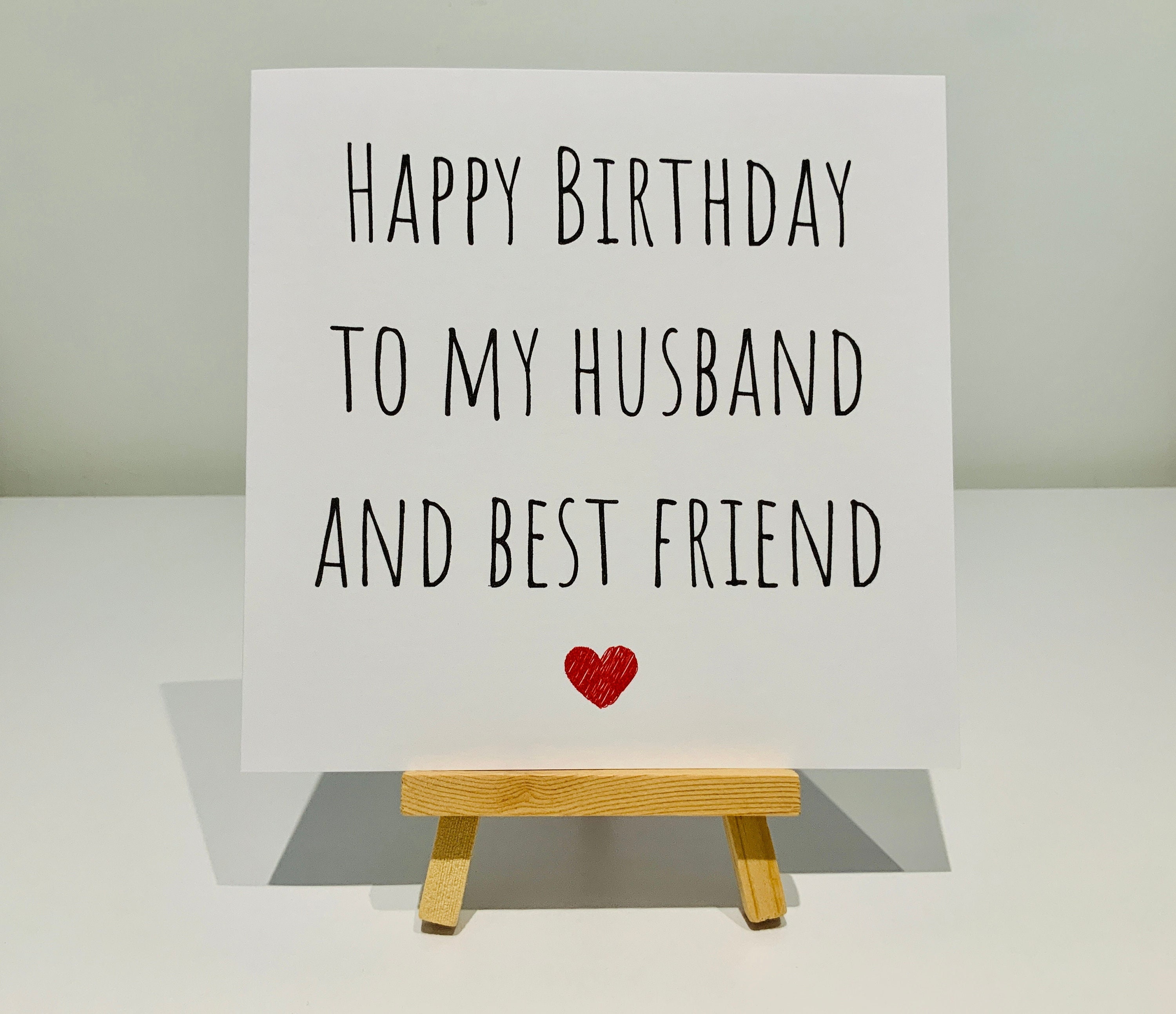 Happy Birthday Husband and Best Friend Card Husband Birthday pic photo