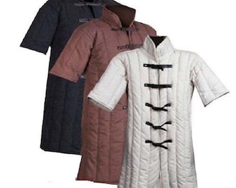 Medieval thick Padded Gambeson costumes dress suit of armour for aketon coat sca