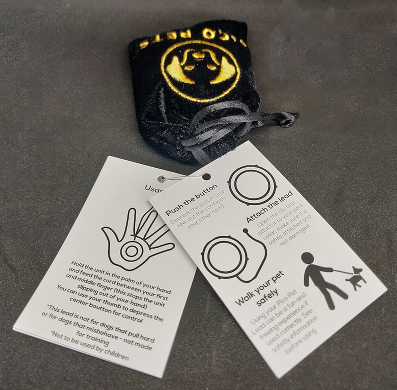 Retractable Dog Lead Pocket Size 110cm Long Extension Lead Premium