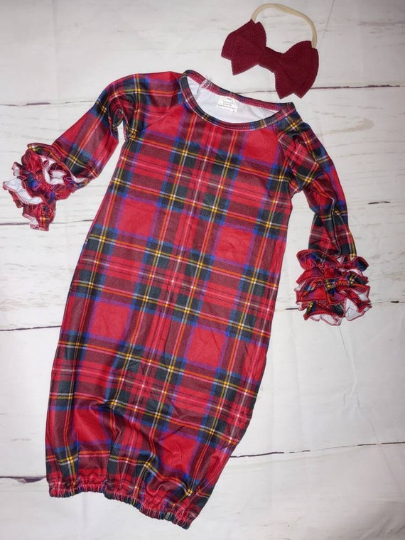 newborn christmas gown