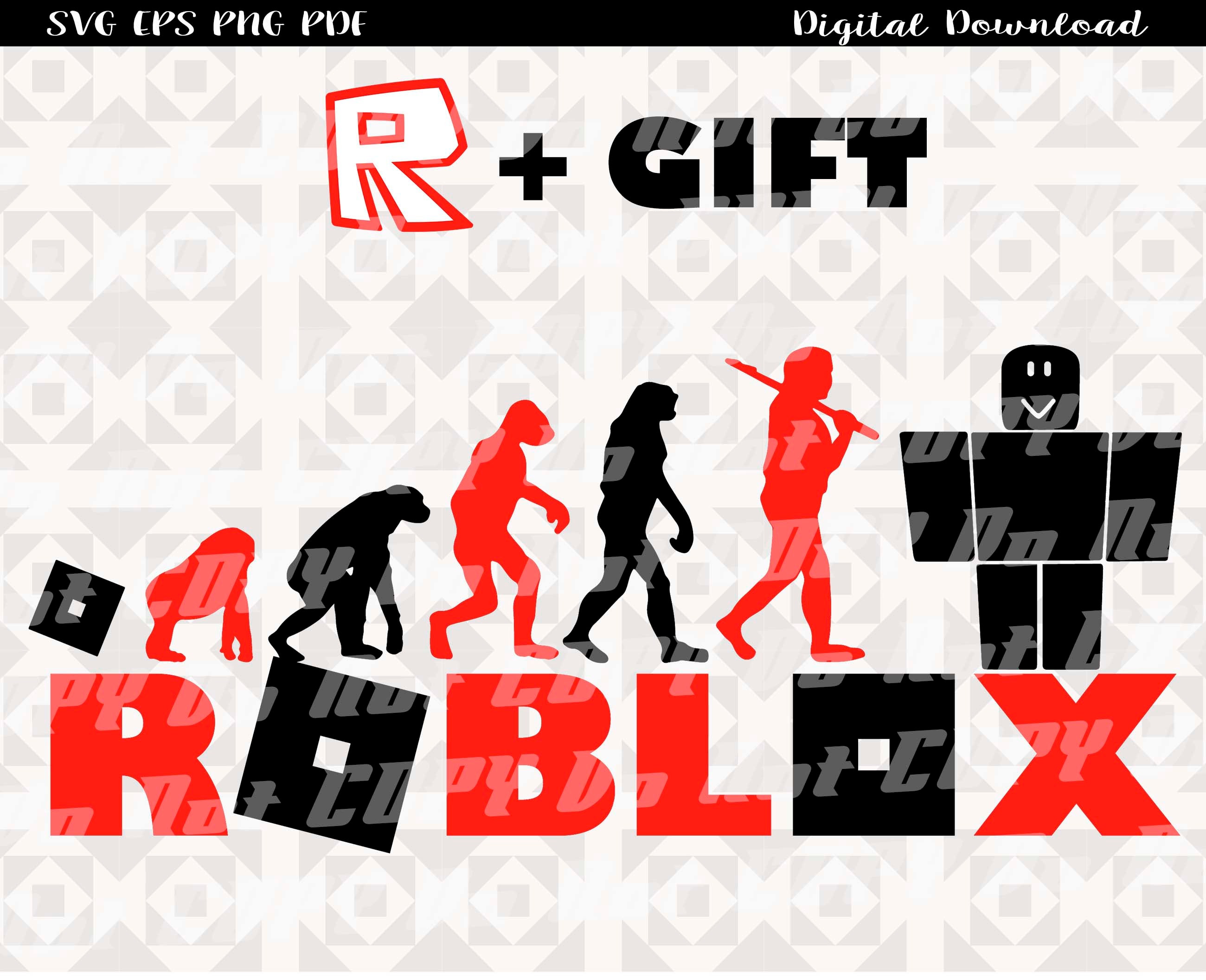 Roblox Svg Roblox Evolution Svg Noob Svg Roblox Cuttig Files Cricut Silhouette Print For Shirt Svg Dxf Png 300 Dpi - 