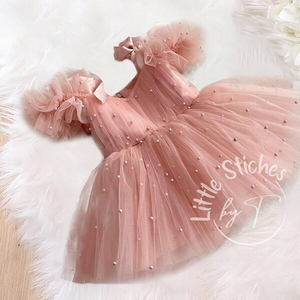 Dusty Pink Dress Etsy