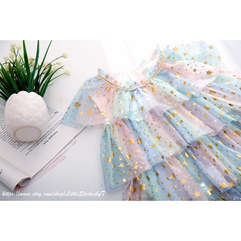 Rainbow Tulle Dress Tulle Dress Baby Toddler Girl Toddler Etsy