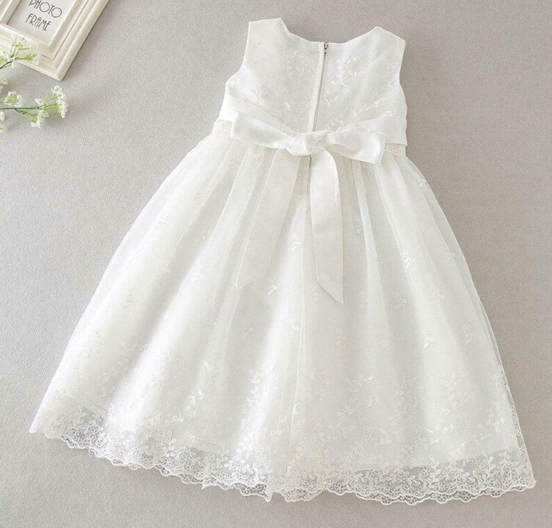 Baby Girl Christening Dress Girls Lace Baptism Dress Lace Etsy