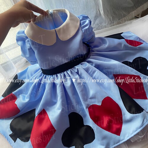 Alice Dress for Baby Girl Wonderland Dress Girl Wonderland Etsy