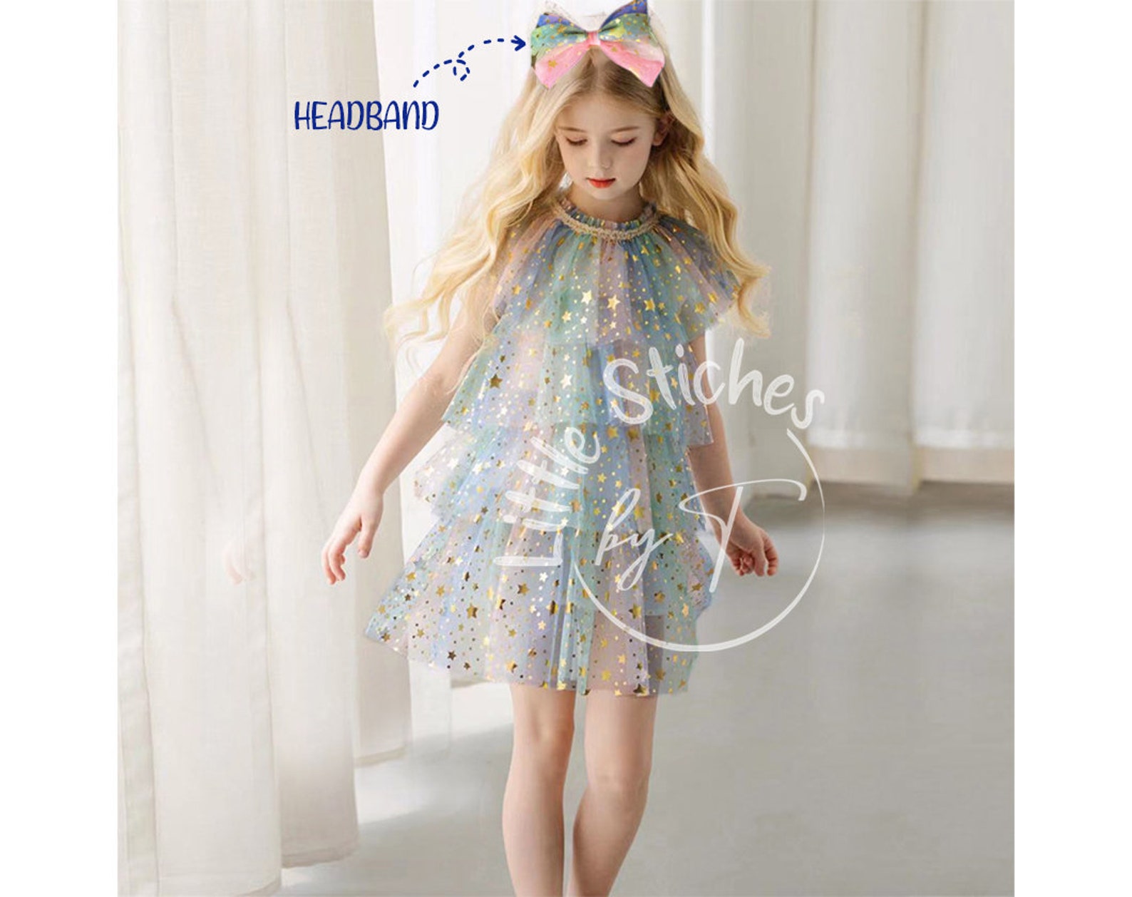 Rainbow Tulle Dress Tulle Dress Baby Toddler Girl Toddler Etsy