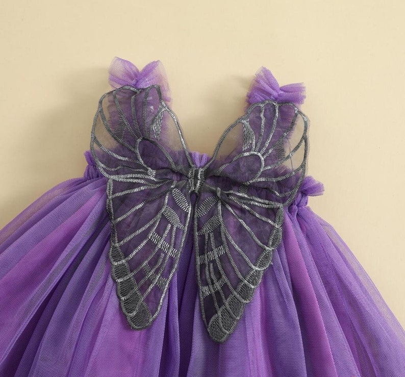 Halloween Baby Girl Butterfly Wings Tutu Dress My First Etsy