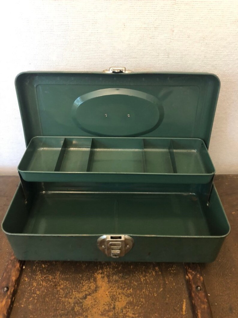 Vintage Small Green Tacklebox
