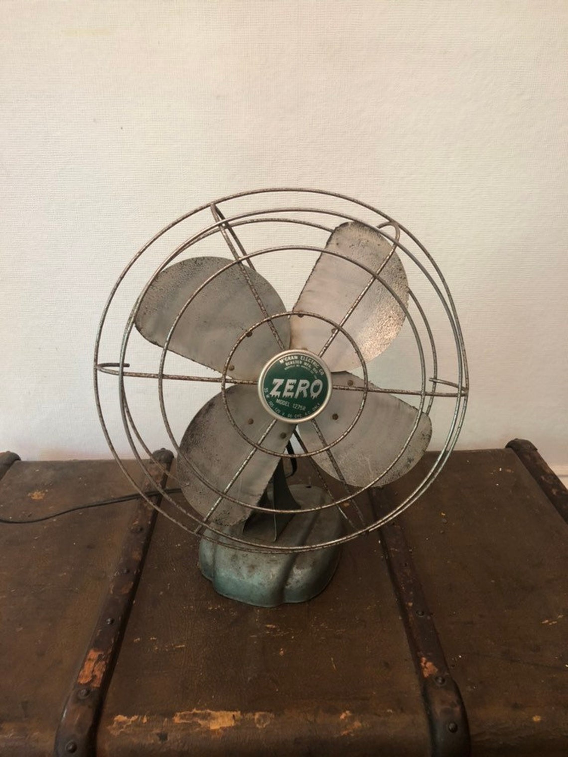 Vintage Zero Desk Fan Etsy