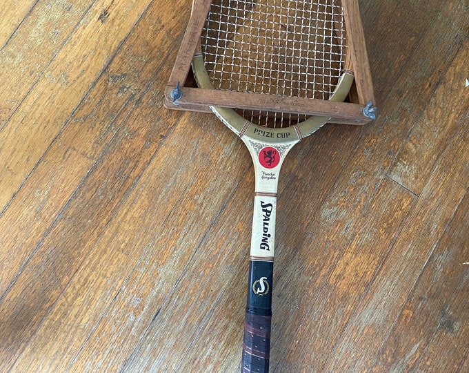 Vintage Spaulding “Pancho” Gonzales Signature Tennis Racquet
