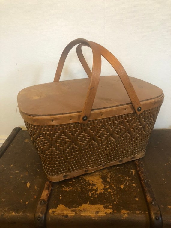 Vintage Picnic Basket - image 1