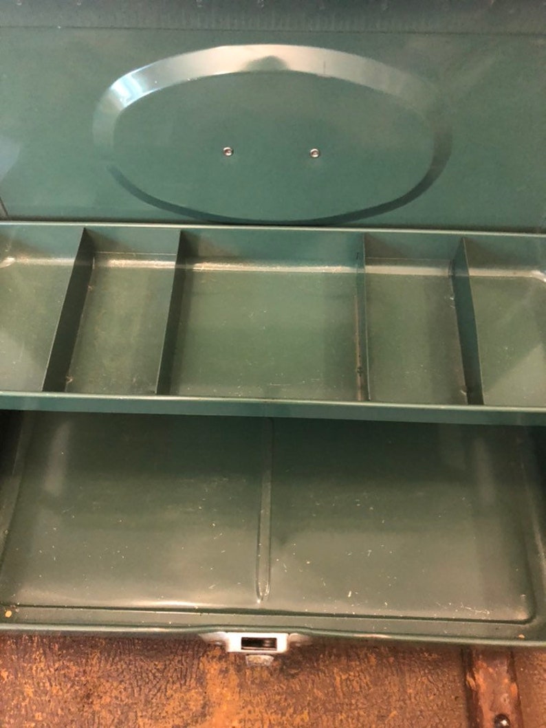 Vintage Small Green Tacklebox