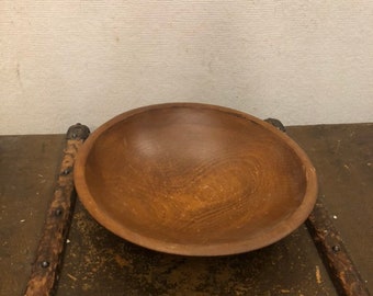 Vintage The Woodcraftery Wooden Bowl