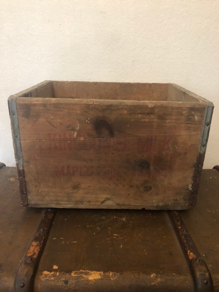 Wooden Milk Crate for sale Only 2 left at 60