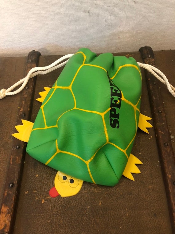 Vintage Plastic Turtle Lunchbox