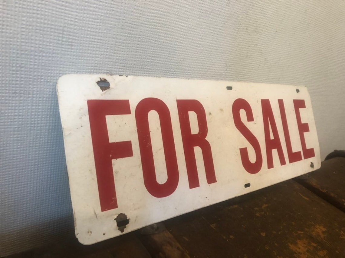 Vintage For Sale Sign Etsy