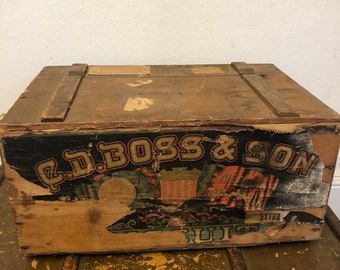 Vintage Biscuit Crate