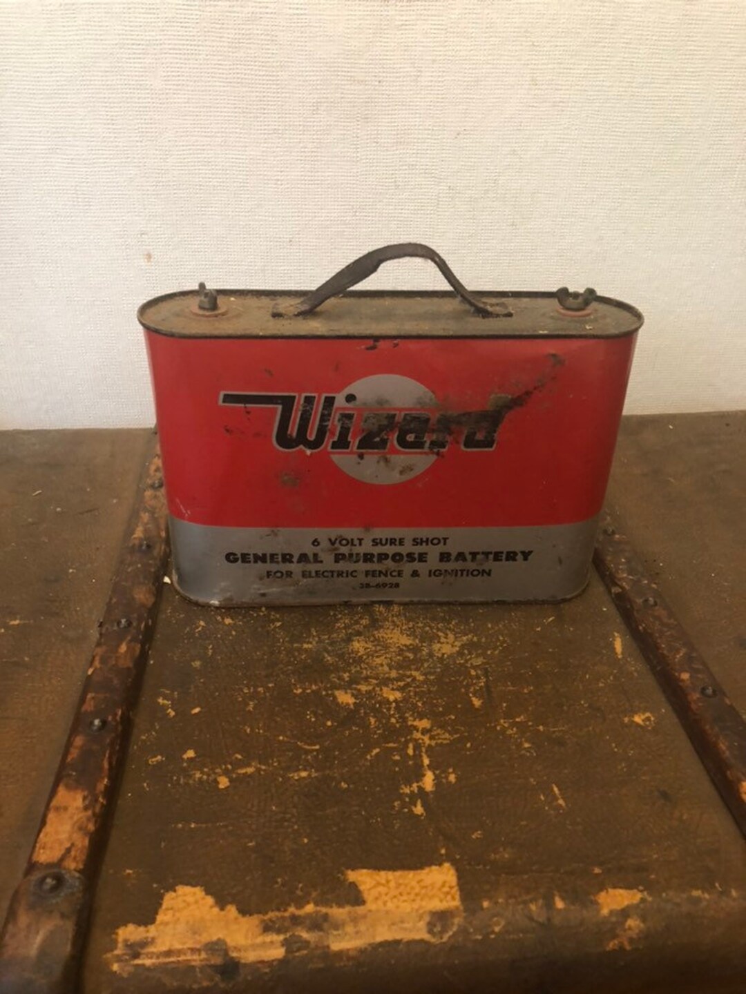 Vintage Wizard Battery Etsy