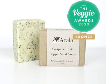 Grapefruit & Poppy Seed Soap from Acala