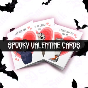 Spooky Valentine Cards | Horror movie characters Greeting cards