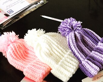 Handmade Crochet Baby Hats