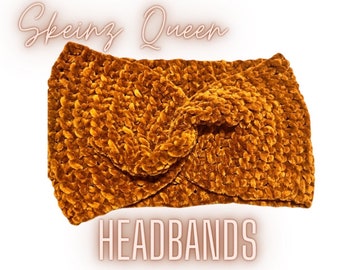 Crochet Headband, ear warmers handmade for women and girls